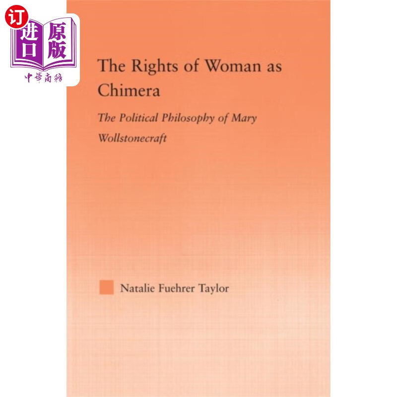 海外直订Rights of Woman as Chimera 妇女的权利是奇美拉