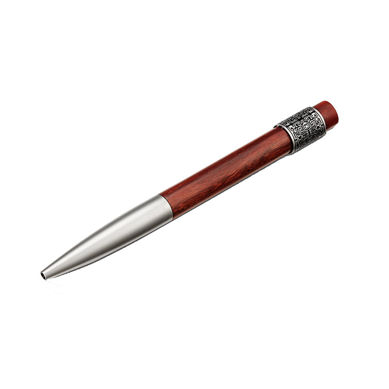 笔下轮回小叶紫檀签字笔 办公商务减压书写笔 中国风男士特色礼物定制