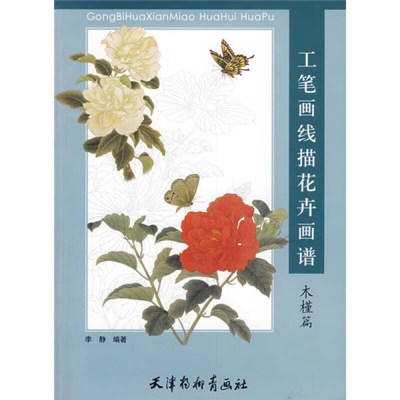 工笔描花卉画谱 木槿篇