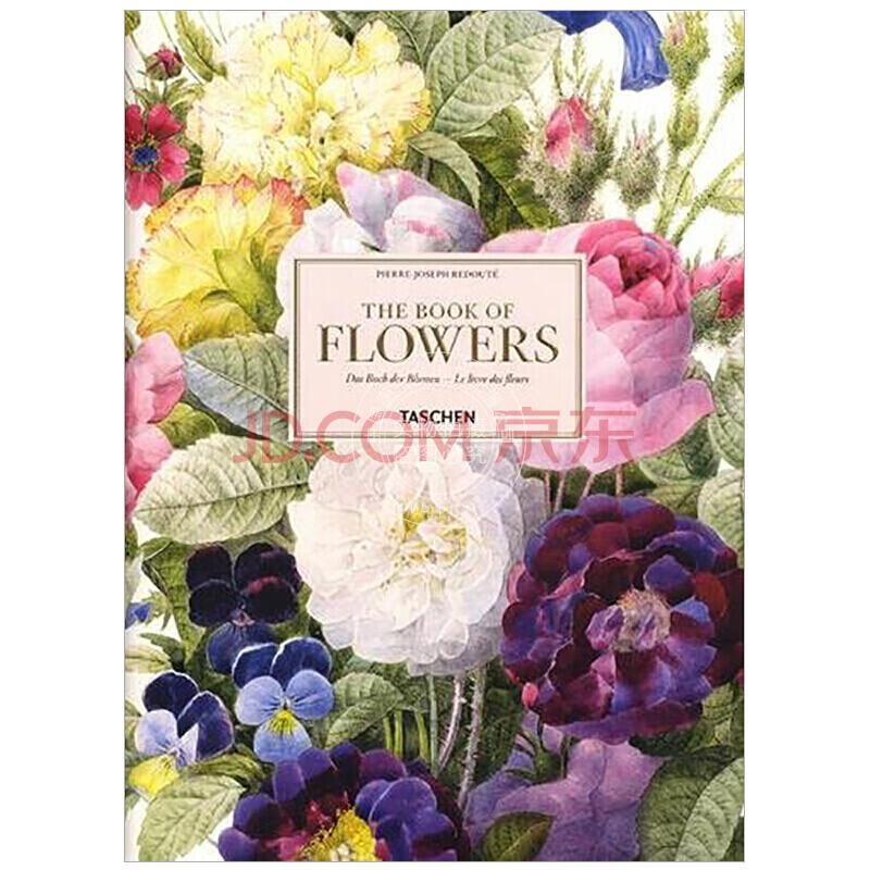 现货 雷杜德 花之书植物花卉手绘作品集 多语种 塔森出版社Taschen 英文原版 Redoute.Book of Flowers