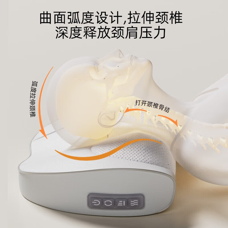 倍呵甄选颈椎按摩器颈部按摩仪背部腰部按摩枕脖子按摩全身 父亲节礼物实用送爸爸高档 【2025全新】 母亲节礼物实用送妈妈婆婆长辈 生日礼物送女生女士老婆爸爸父亲节老人老公高档养生