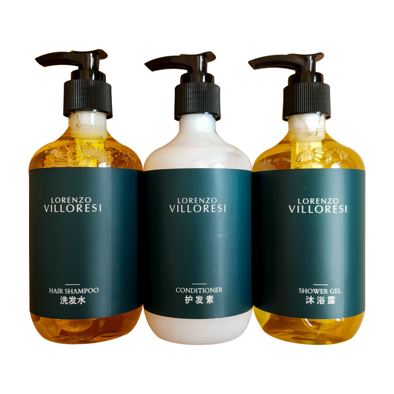 四季广州瑰丽酒店lorenzovilloresi佛罗伦萨洗发水护发素沐浴露300ml