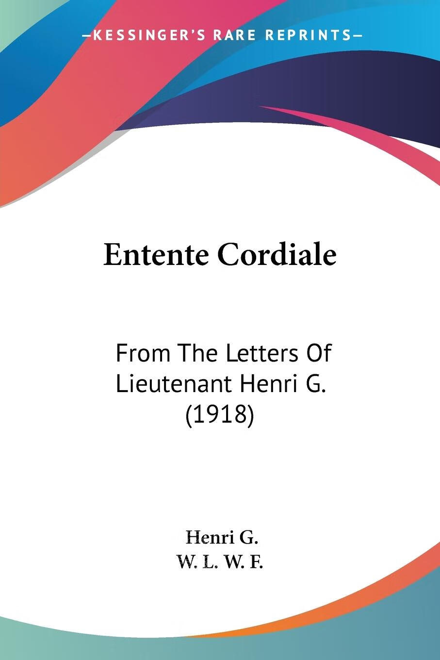 【2周达】【预售按需印刷】entente cordiale