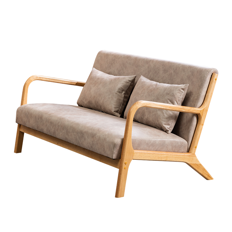 顾格 沙发北欧布艺沙发现代简约民宿公寓客厅家具日式大小户型沙发 双人位1801科技布