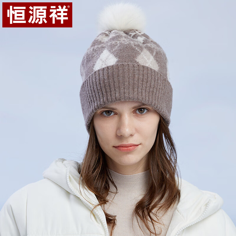 ��Դ��100%����ëñ��Ů�ﶬ���Ӻ�ů�����Ứë������֯ñ����͸��ʱ�аٴ��Ůʿñ�� 50MD2705 ��ɫ