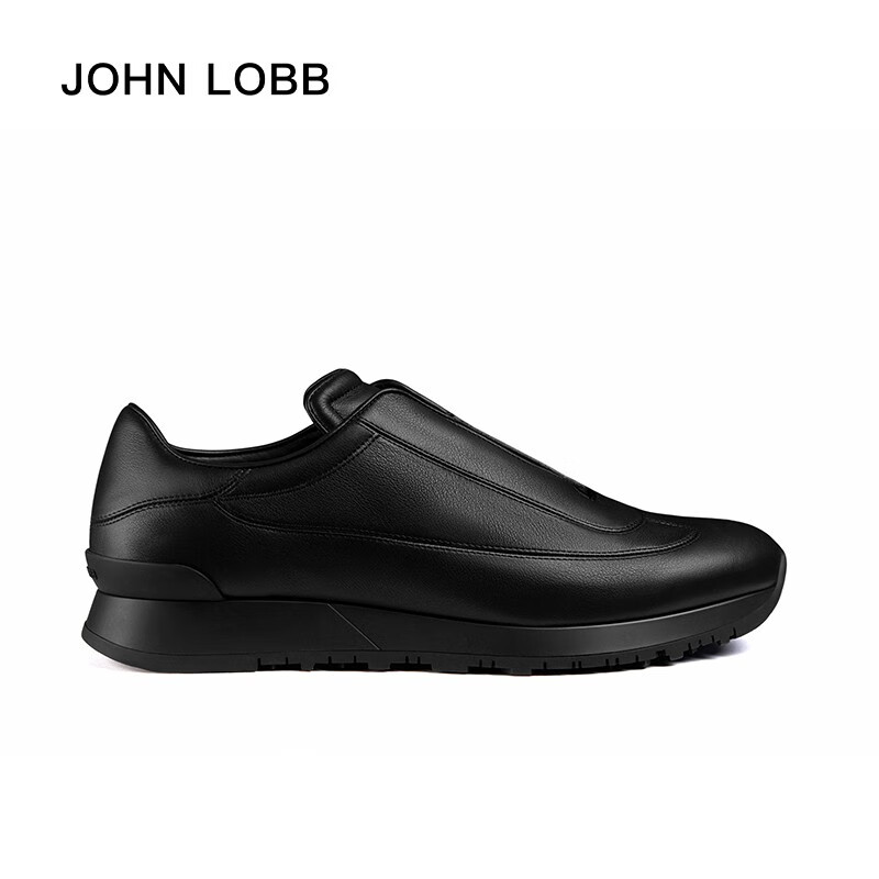 JOHN LOBB 男士River黑色小牛皮运动鞋 7(41)