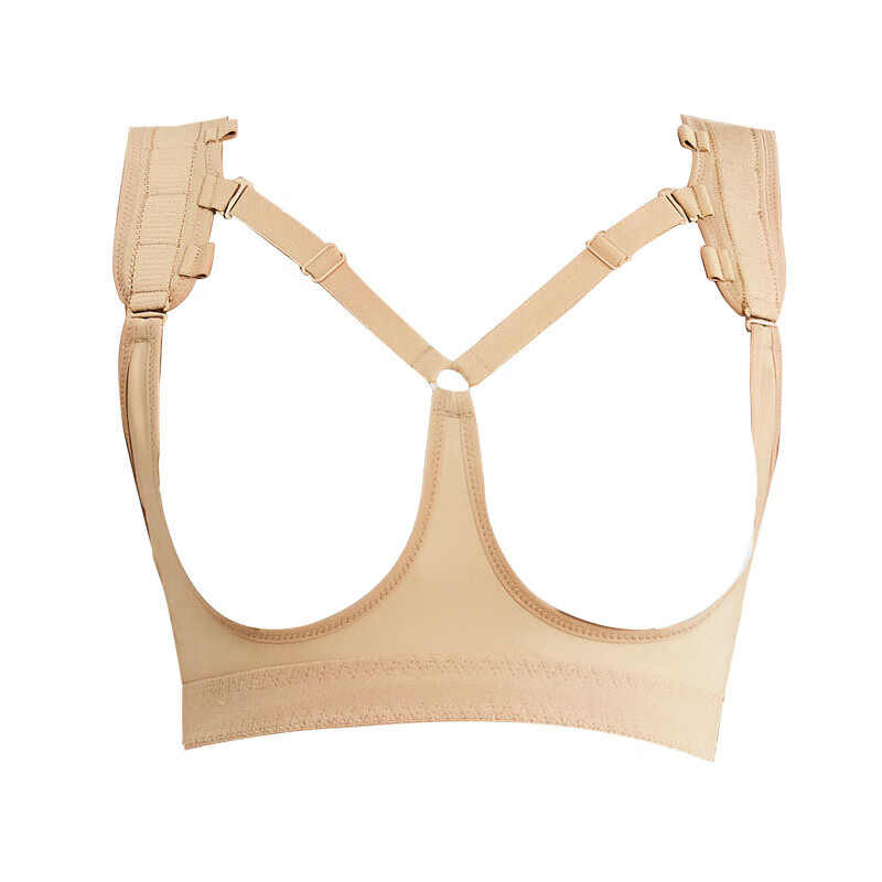 淮果颖隆胸术后假体固定内衣胸托加压塑形束胸衣专用束乳内衣 肤色 xs