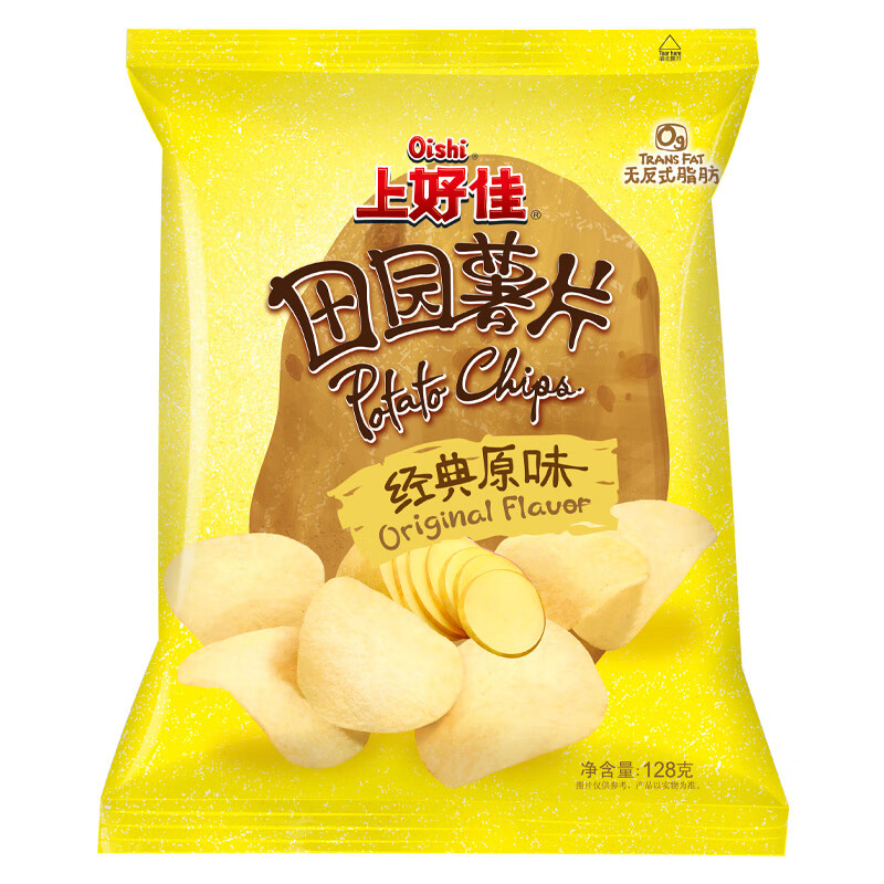 上好佳上好佳 膨化零食经典原味 薯片袋装128g