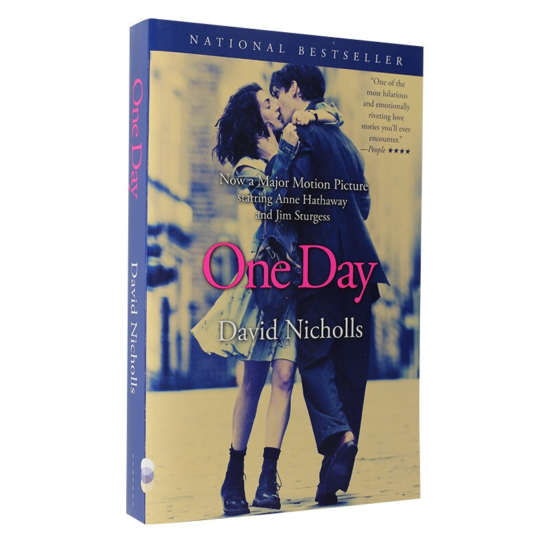 one day 英文原版 安妮海瑟薇同名电影 浪漫爱情 封面版小说