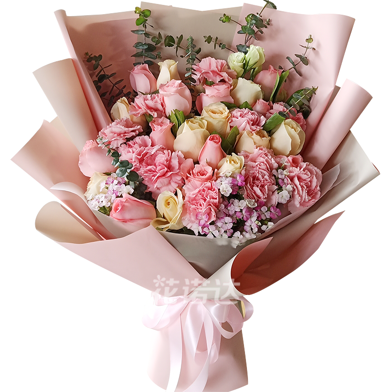 深圳广州重庆成都花束同城康乃馨鲜花速递