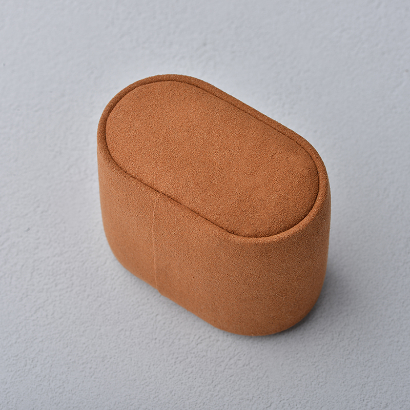 腕表之家xbiao双面超纤绒布手表表枕 周长16cm 18cm 棕色 18cm