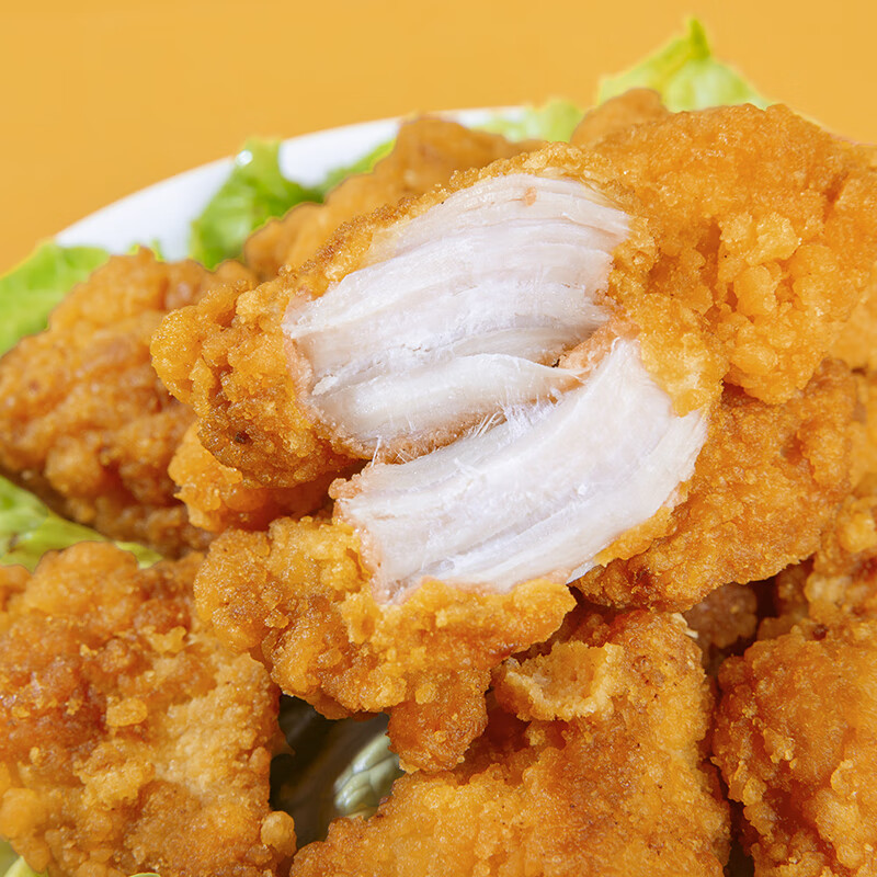 半成品原味裹粉油炸冷冻脆皮炸鸡肉块1kg家庭装 韩式首尔韩式炸鸡1kg