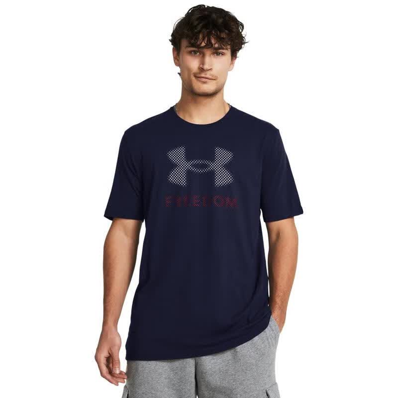 安德玛(under armour)男装 freedom amp时尚经典简约男士短袖 柔软