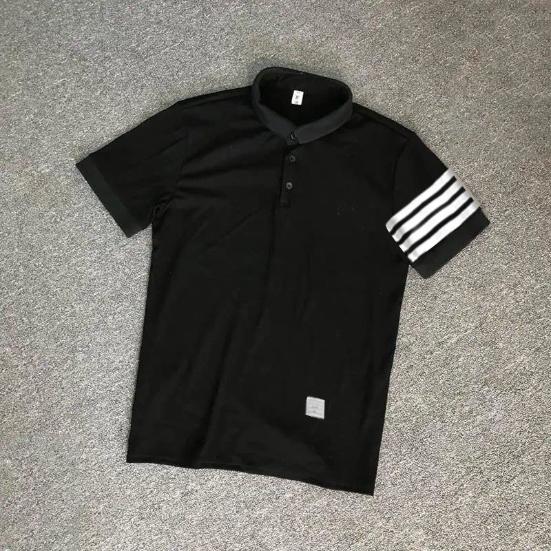 夏季潮牌tb四条杠汤姆短袖t恤男tb新款2022男女同款恤男社会精神小伙