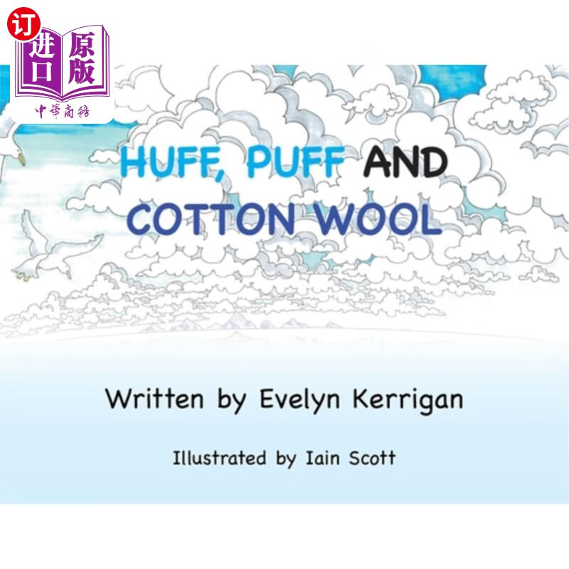 海外直订huff, puff and cotton wool 吹气,蓬松和棉絮