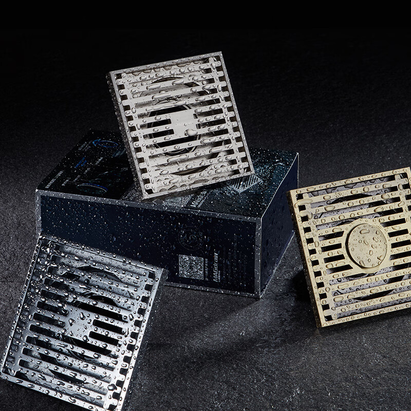 仁聚益磁悬浮地漏淋浴房卫生间下水道阳台通用型防反味 1淋浴地漏(淋