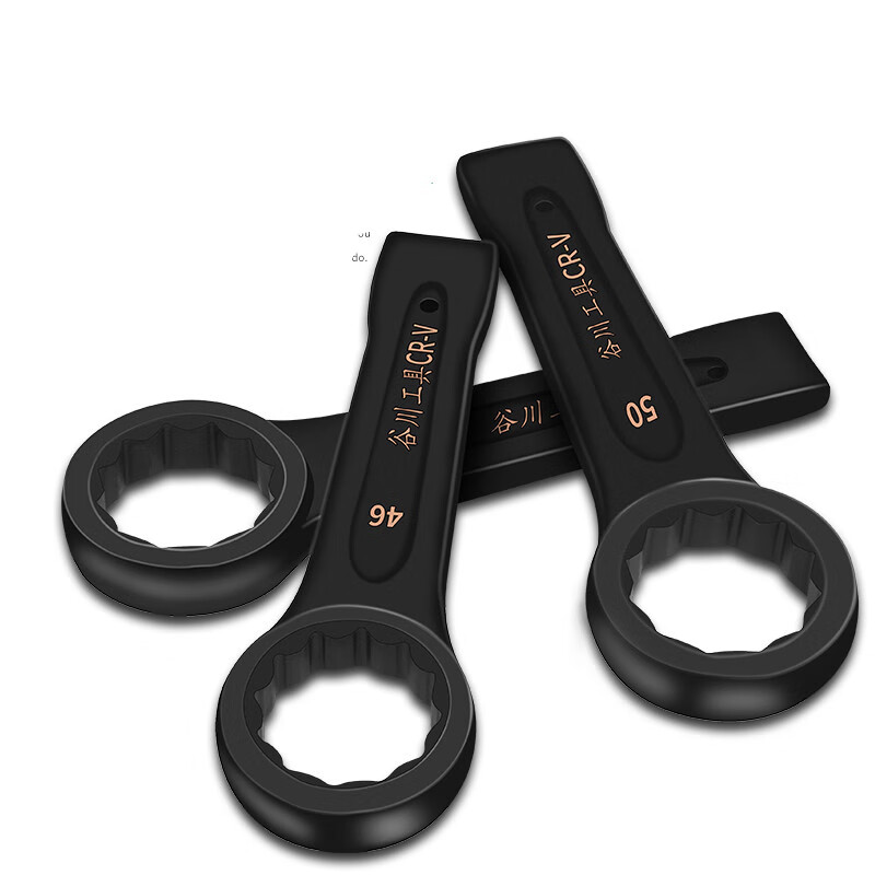 哩也波哩也重型敲击扳手单头开口 敲击梅花扳手 22mm