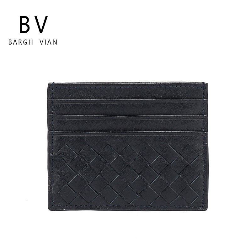 bargh vian bv正品卡包男超薄卡片套小巧真皮小卡夹银行卡套多卡位防