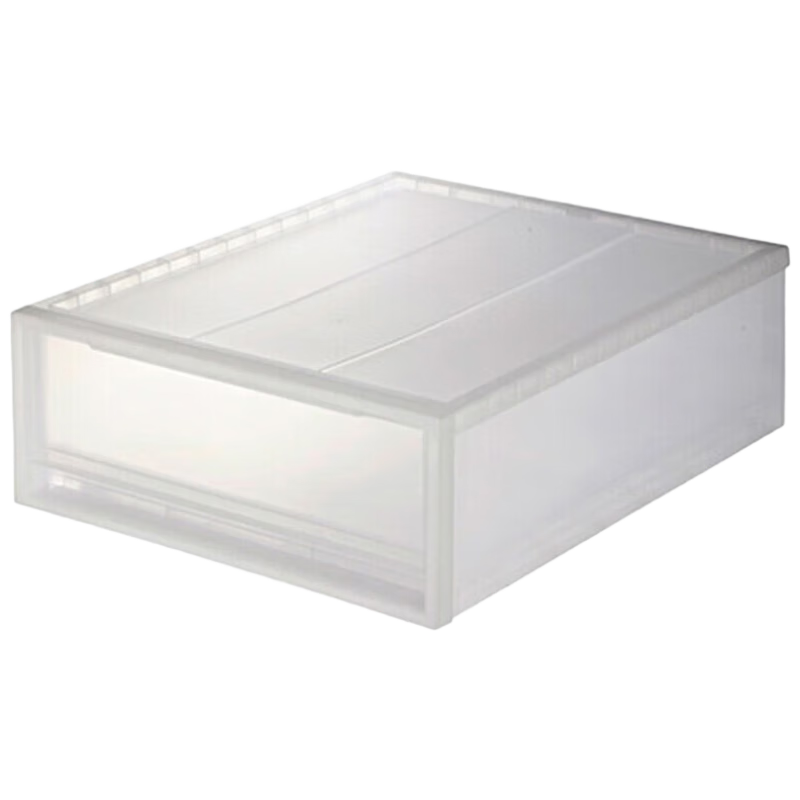 無印良品（MUJI）聚丙烯雜物箱/抽屜式/小 無色收納箱儲物箱內(nèi)衣雜物玩具整理箱