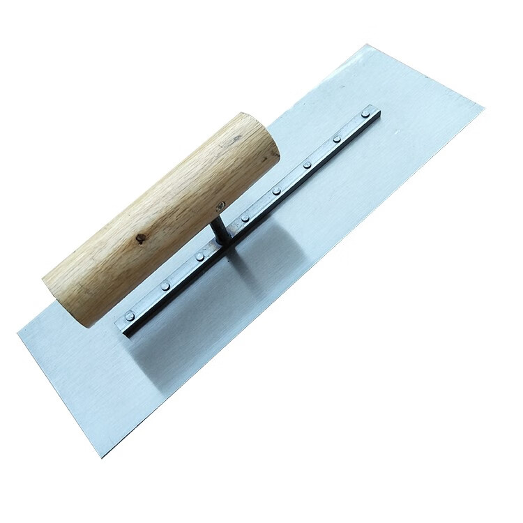 郦狼抹灰铁板环氧地坪工具镘刀加长加厚抹泥刀抹子刮腻子泥工铁板大铁