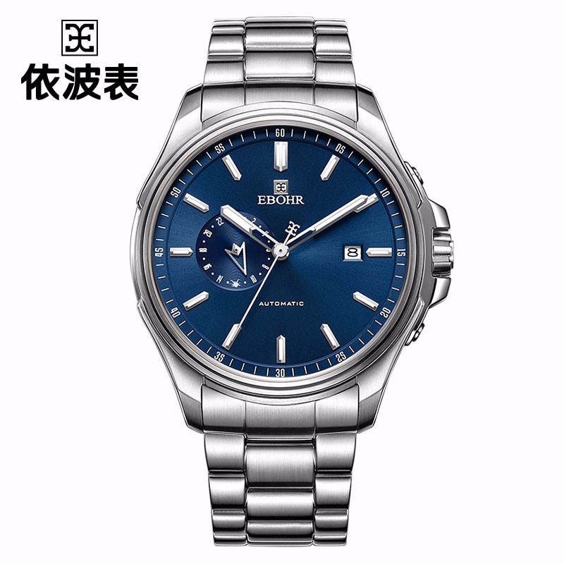 探索者系列男士自动机械表 商务时尚24小时盘进口机械机芯防水手表送