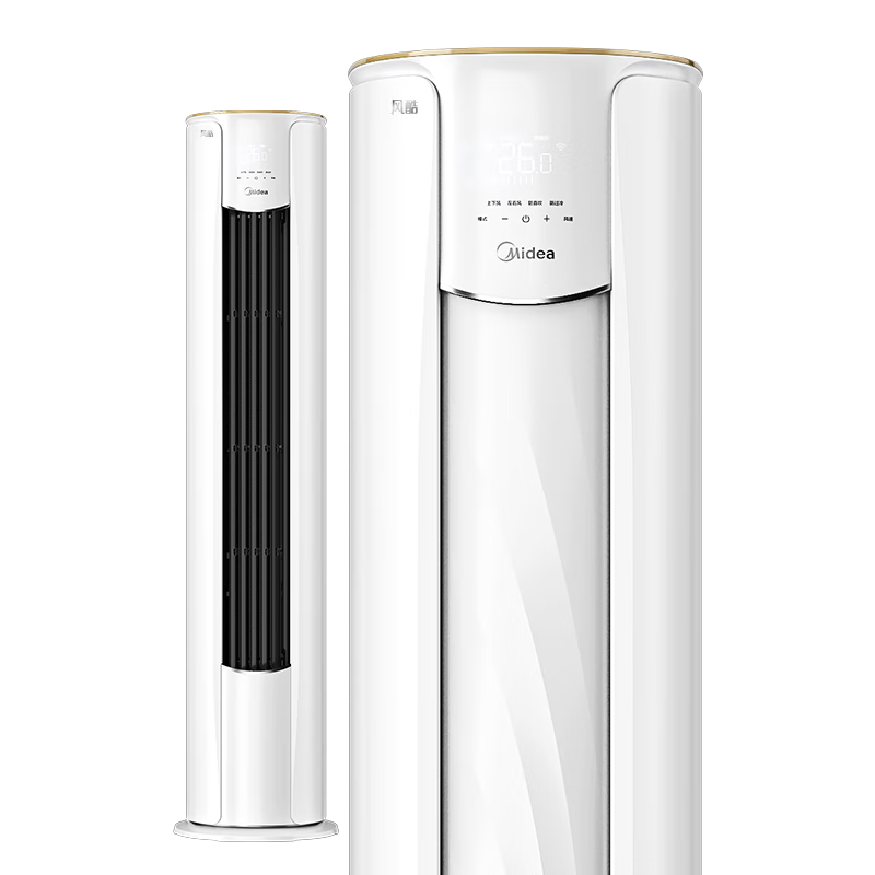 美的(Midea) 空调3匹 风酷三级能效 变频冷暖 客厅空调立式 空调柜机 京东小家智能 KFR-72LW/N8MJC3