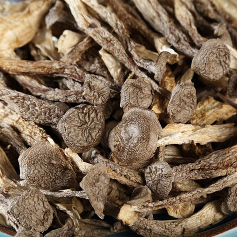 鹿茸菇干货 鹿茸菌脆脆菇干姑产煲汤250g 蘑菇食用菌干货煮汤炒菜新年