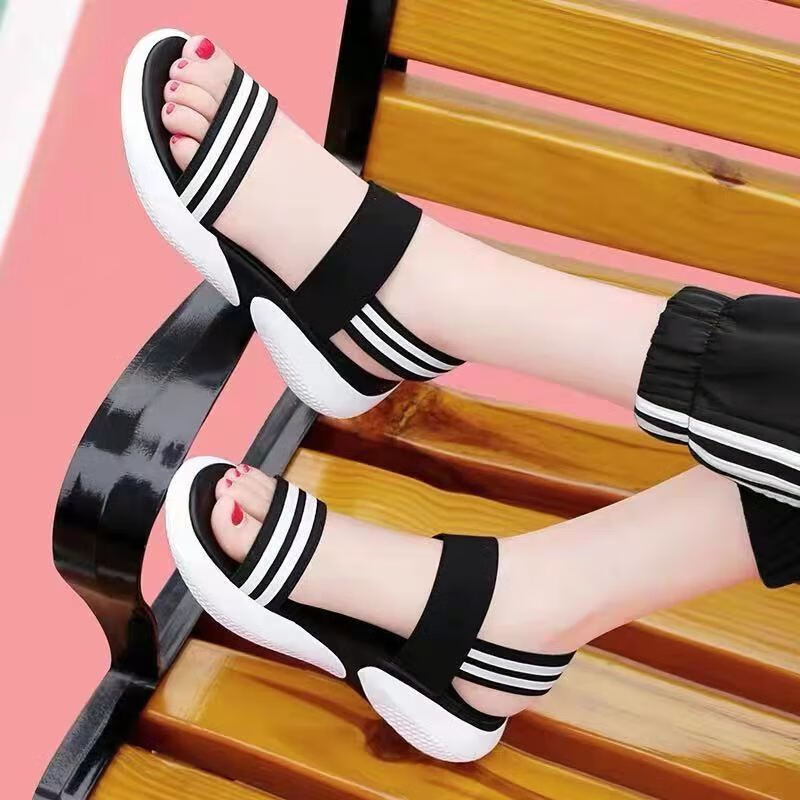 向晓西加肥加大码女士凉鞋特大号宽胖脚35-43码大码女鞋42软底女士