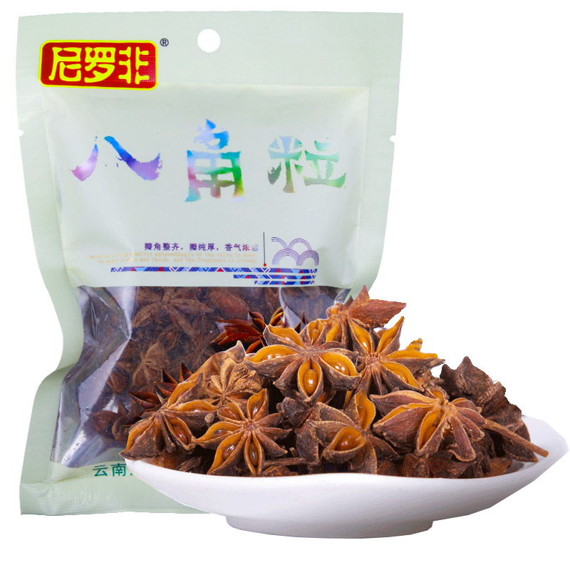 厨房调味炒菜调料 烹饪火锅调味料 炖肉 卤料配料 香辛料 八角粒50g