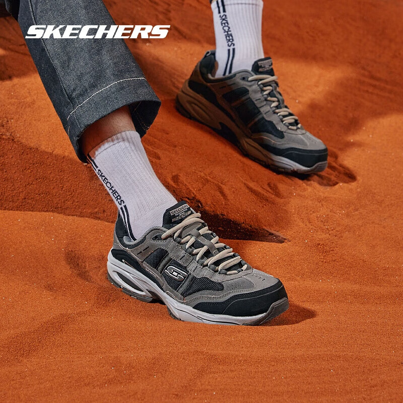 斯凯奇（SKECHERS）男鞋秋季厚底增高老爹鞋时尚百搭休闲鞋户外软底运动鞋51241