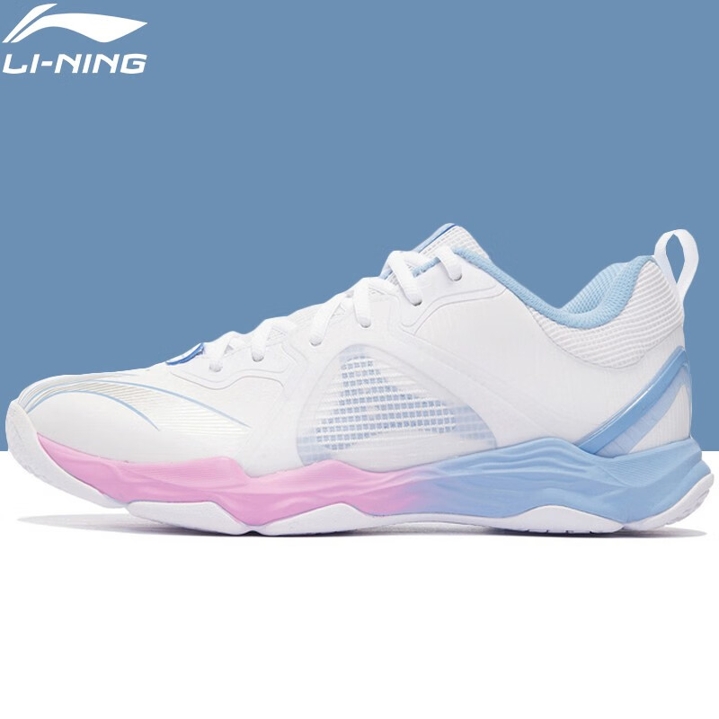 李宁(li-ning)2023新款李宁羽毛球鞋变色龙6代简版官网耐磨减震透气