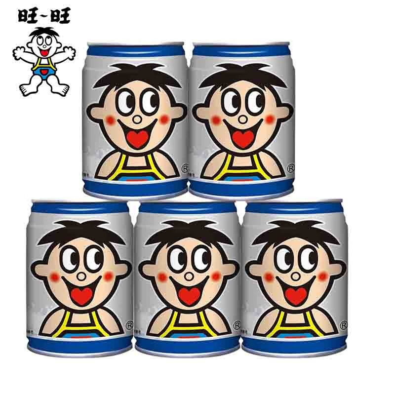 旺旺旺仔牛奶 o泡果奶味饮料245mll旺仔牛奶原味铁罐组合 【o泡果奶味
