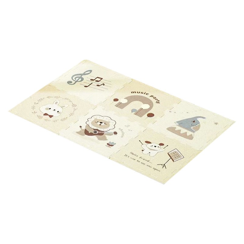 寶貝去哪兒（babygo）XPE寶寶拼接爬行墊加厚地墊嬰兒客廳泡沫墊家用爬爬墊兒童游戲墊 XPE6片裝(單片58cm)-森友音樂(lè )會(huì )