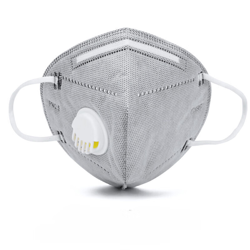 卫士立 kn95防护口罩n95级别活性炭防甲醛防尘 透气工业粉尘打磨灰