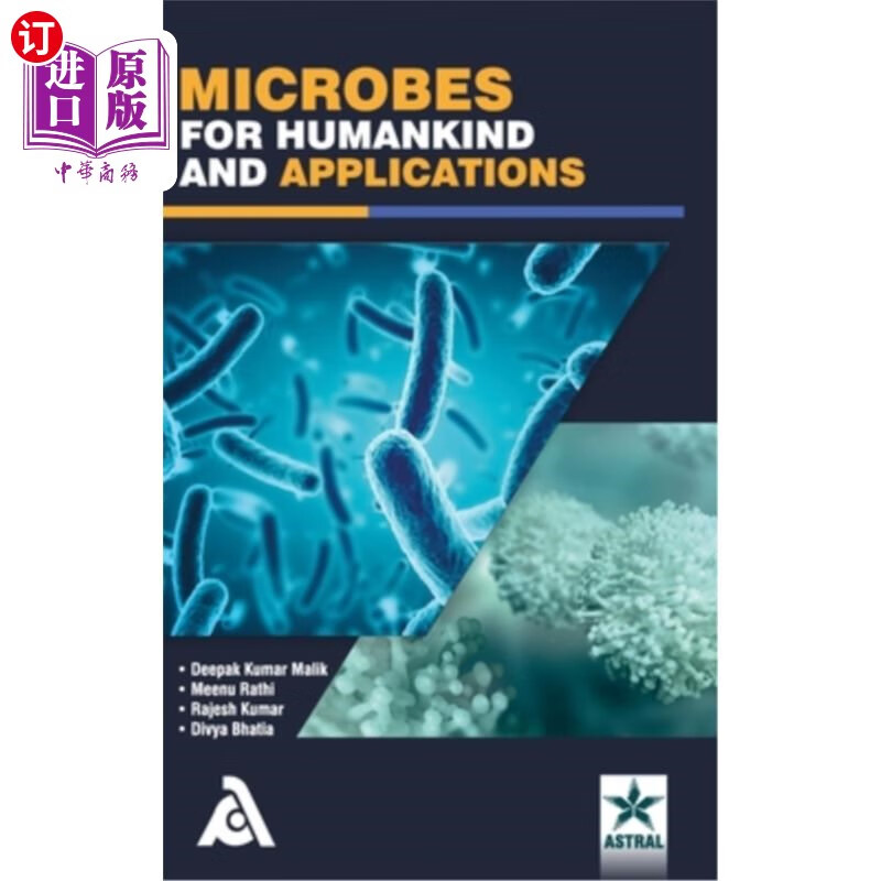 海外直订microbes for humankind and applications 人类微生物及其