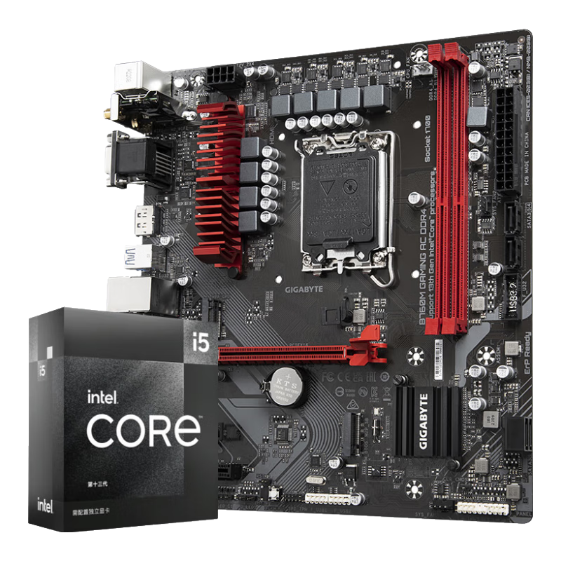  CPUװ B760M GAMING AC DDR4+i5-13490Fʵ1358.1Ԫ