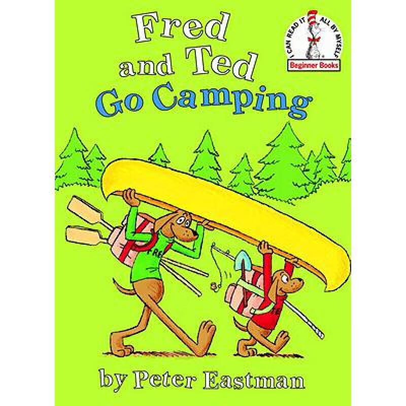 fred and ted go camping 英文原版 精装