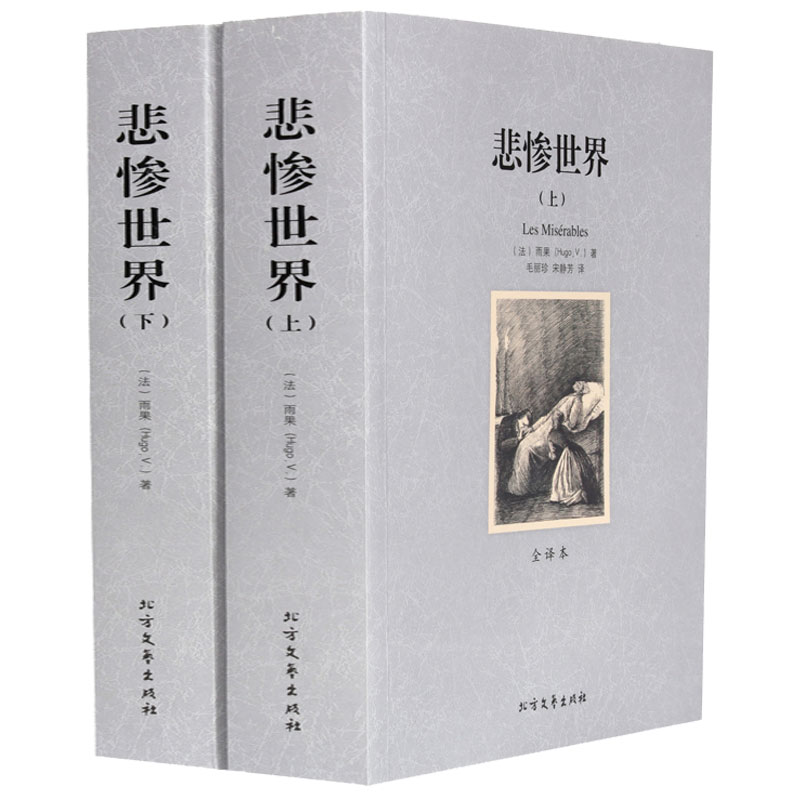 悲惨世界(上下) 雨果 原著中文版 外国世界文学名著小说 初高中学生课外阅读书籍