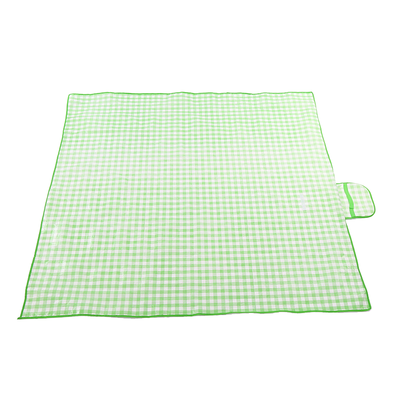 惠寻 京东自有品牌 野餐垫户外露营防潮垫加厚三层铝膜垫 2*2米 绿