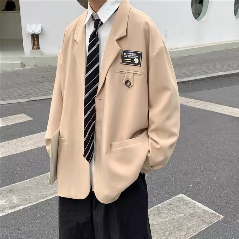 efface常春藤学院风男装西装套装男dk制服休闲外套韩版潮流学生痞帅