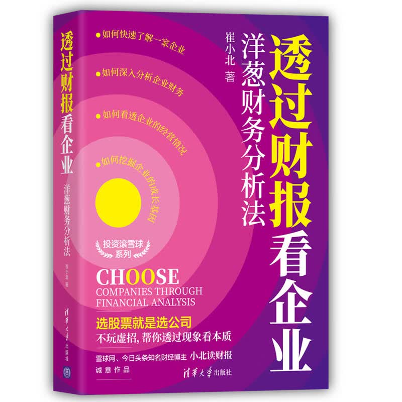 现货 透过财报看企业 洋葱财务分析法 崔小北 财务报表分析从入门到精通财务管理会计书籍