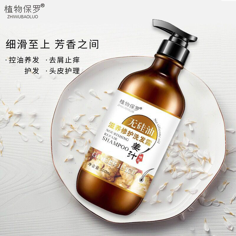 植物保罗(zhiwubaoluo)无硅油老姜王生姜洗发水控油去屑止痒柔顺洗头