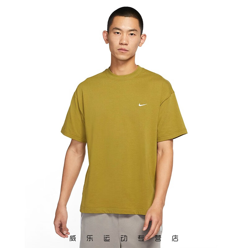 耐克(nike) lab 刺绣小logo 休闲运动短袖t恤 da0321-318 s