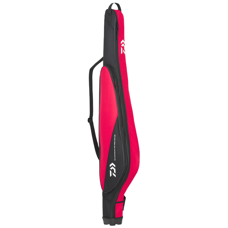 達億瓦（DAIWA）F ROD CASE（C)輕量大肚竿包大容量釣竿包漁具收納包 138RW 黑色（加寬大肚型）