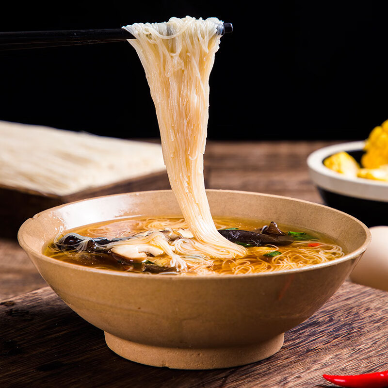 mpdq【四川中江特产】中江手工空心挂面特细线儿童生日早餐面两斤 特