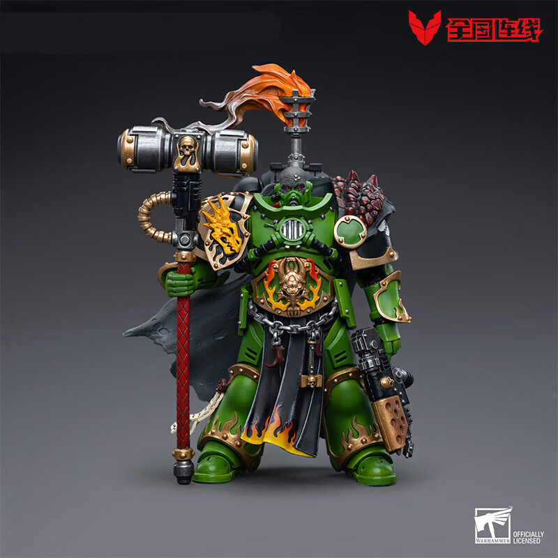 童梦姿战锤火蜥蜴连长根除者仲裁者可动兵人模型40k 1/18生日礼物玩具