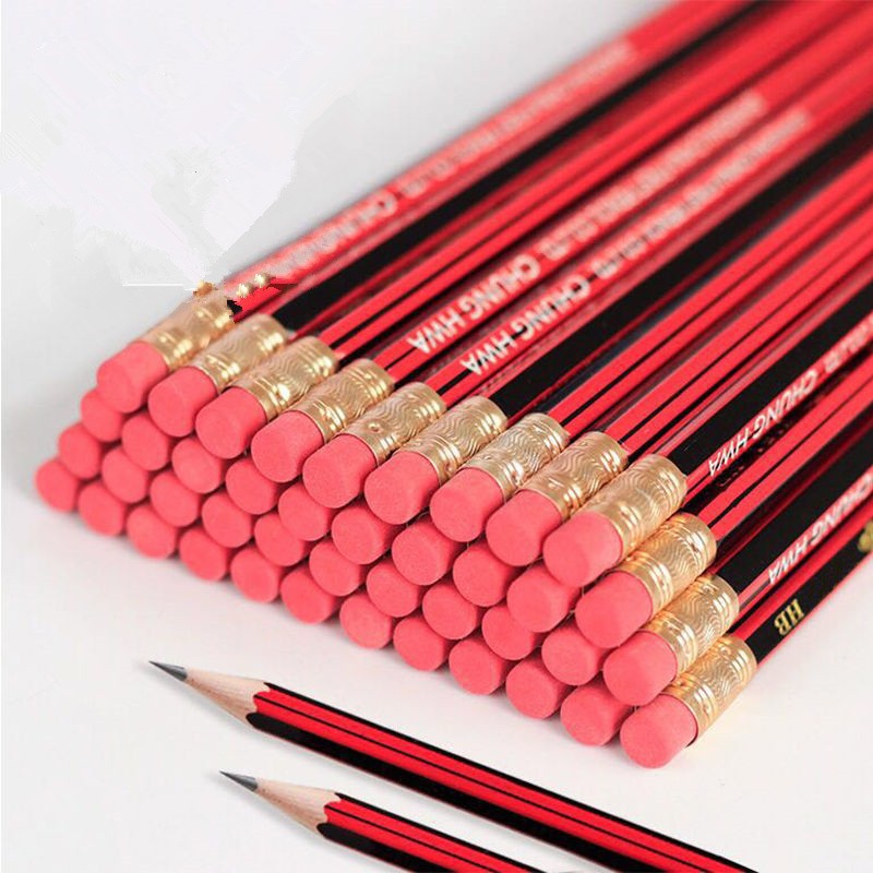 小学生红木铅笔套装无毒HB铅笔橡皮儿童文具学习用品 20支铅笔 HB铅笔