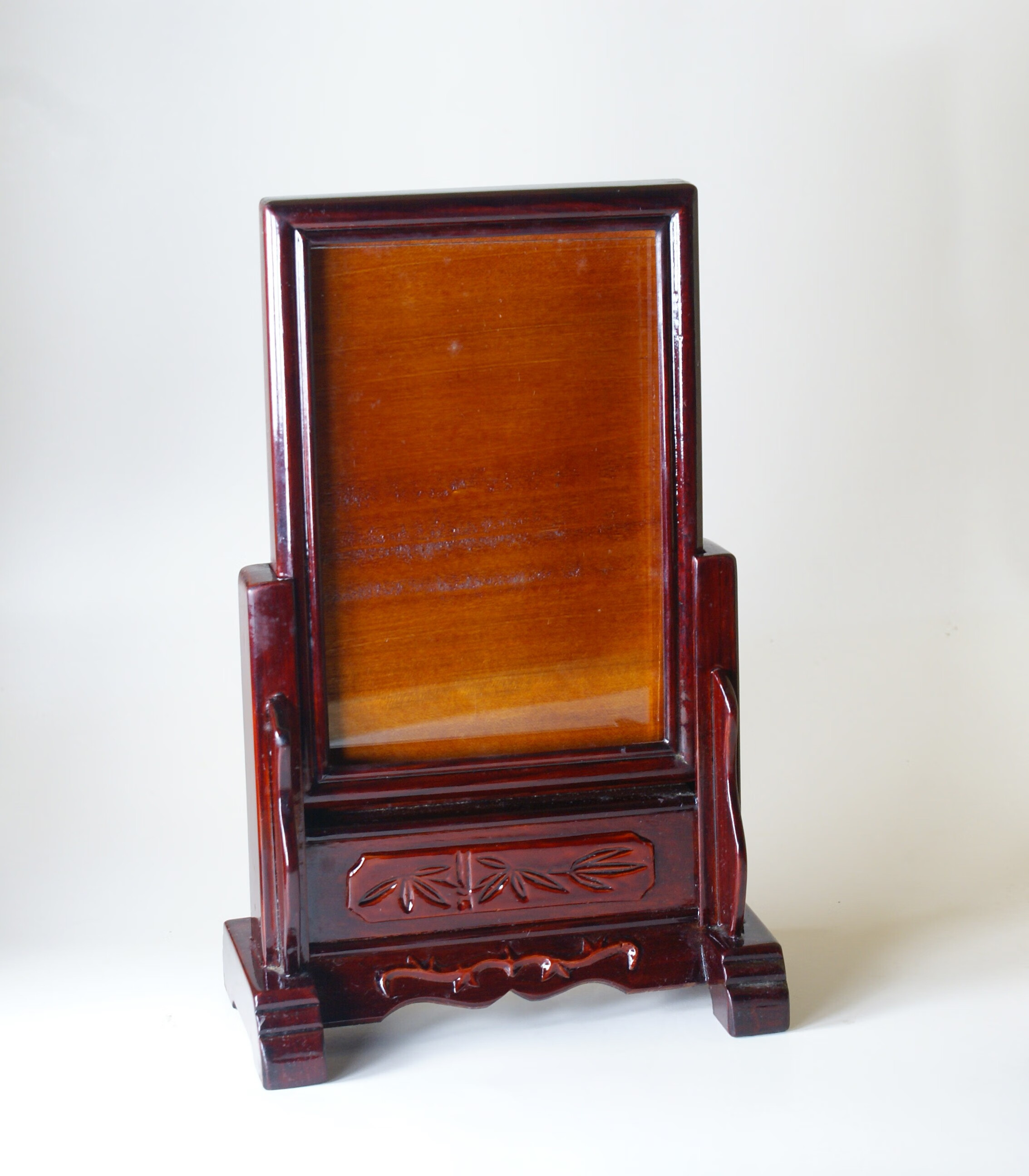 恒愎瓷像老人遗像相框遗照相架神台供奉先人老人 摆台 3-4寸杂木单人