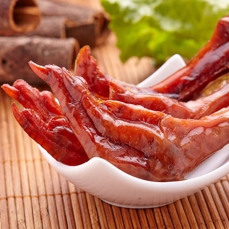 烤鸡爪凤爪鸡爪子奥尔良卤味鸡脚180g卤味凤爪网红特产零食 卤味凤爪