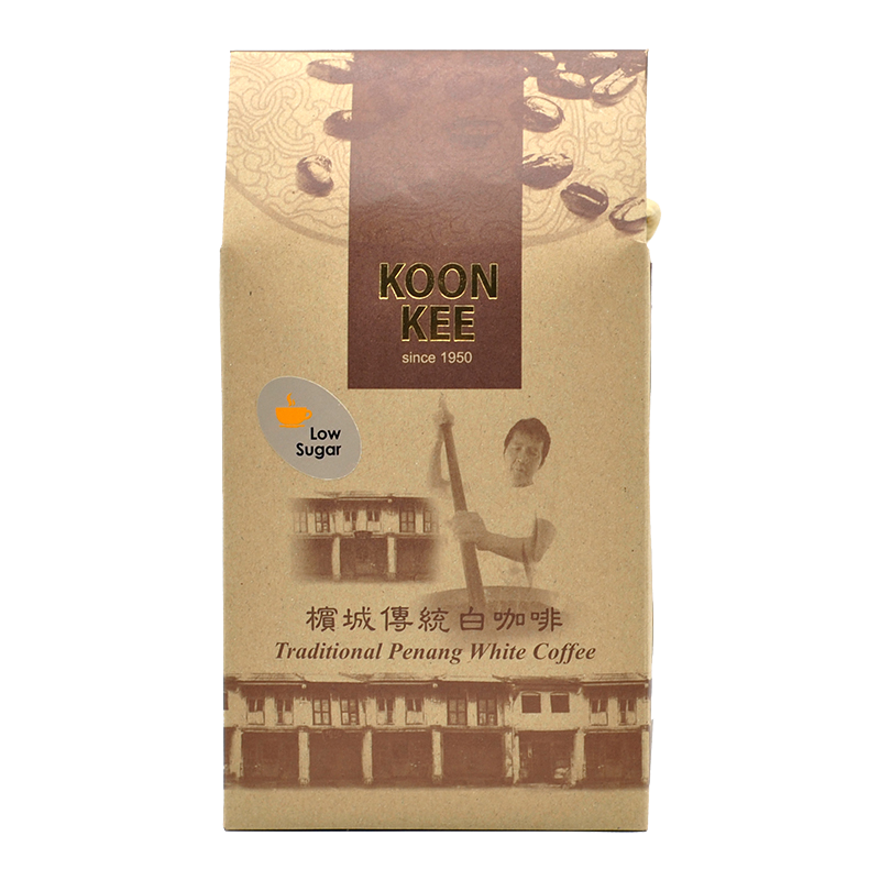 KOON KEE 马来西亚进口略苦微甜 特浓速溶拿铁冰咖啡 传统清香白咖啡15条 420g（盒）